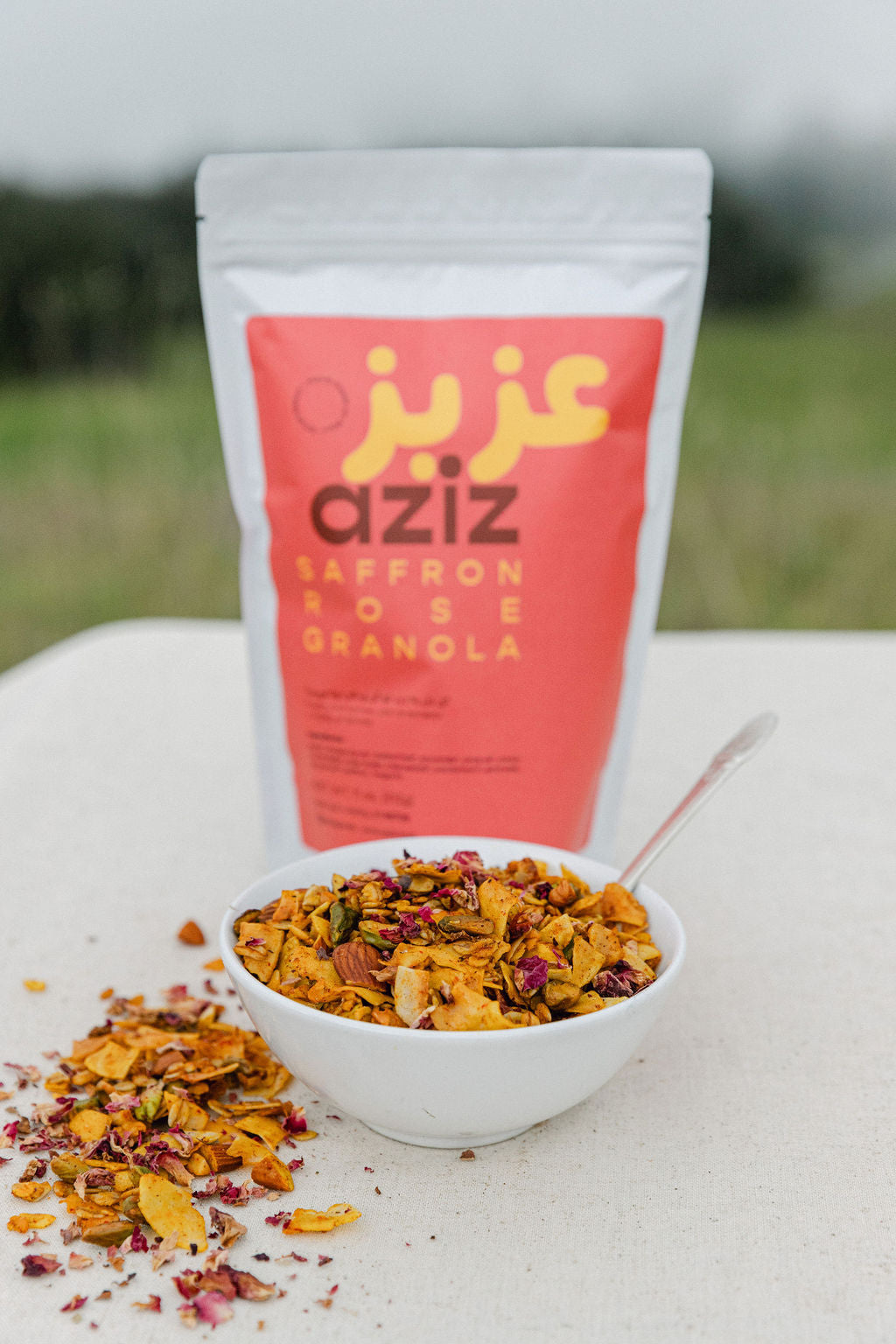 SAFFRON ROSE GRANOLA